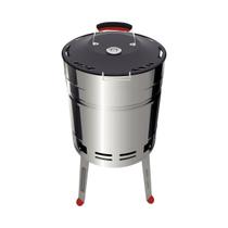 Churrasqueira a Carvão Tramontina TCP 400 em Aço Inox com Tampa em Aço Carbono Esmaltado Churrasqueira a Carvão Tramontina TCP 400 em Aço Inox com Tampa em Aço Carbono Esmaltado