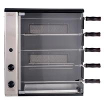 Churrasqueira A Gás Bancada Vertical 5 Espetos Stand Titan Churrasqueira A Gás Bancada Vertical 5 Espetos Stand Titan