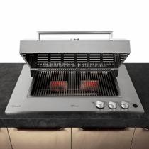 Churrasqueira A Gás Cooktop Fischer Ranch Tampa Inox Bivolt