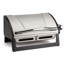Churrasqueira a gás Cuisinart Grillster em aço inoxidável 8000 BTU
