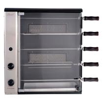 Churrasqueira a Gás de Bancada Vertical 5 Espetos Stand Titan