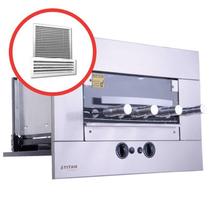 Churrasqueira a Gás de Embutir 4 Espetos Inox AGE-04 com Kit Ventilação Titan Churrasqueira a Gás de Embutir 4 Espetos Inox AGE-04 com Kit Ventilação Titan