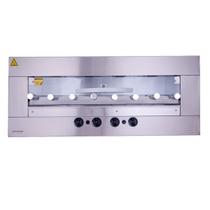 Churrasqueira a Gás de Embutir 8 Espetos Rotativos Gourmet Age Titan