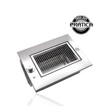 Churrasqueira a Gás de Embutir Compacta para Varanda Gourmet INOX Resistente à Maresia Linha SMART PREMIUM