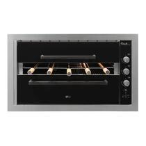 Churrasqueira a Gás Embutir Fischer Ranch 5 Espetos Bivolt INOX GLP Churrasqueira a Gás Embutir Fischer Ranch 5 Espetos Bivolt INOX GLP