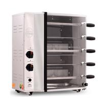 Churrasqueira a Gás Nativa 5 Espetos Giratórios Bivolt Hidro Cores:Branco Churrasqueira a Gás Nativa 5 Espetos Giratórios Bivolt Hidro Cores:Branco