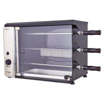 Churrasqueira a Gás Natural de Bancada Vertical Titan Stand 3 Espetos Giratórios 127V