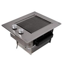 Churrasqueira a Gás Natural de Embutir Titan Grill Diamond Premium sem Tampa