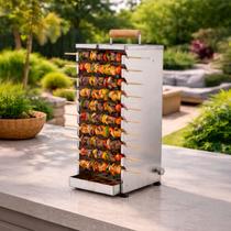 Churrasqueira a Gás Portátil para 10 Espetinhos GLP Titan