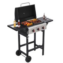 Churrasqueira a Gás Propano CiGGarden 3 Queimadores 31.500 BTU em Ferro Fundido Churrasqueira a Gás Propano CiGGarden 3 Queimadores 31.500 BTU em Ferro Fundido