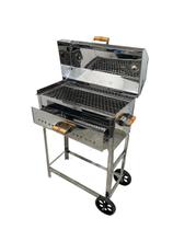 Churrasqueira Abafo Carrinho Suprema Grande N2 60x29 Inox