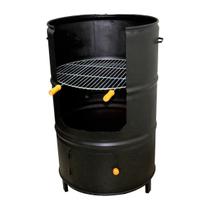 Churrasqueira Alta 200L Aço Carbono e Grelha 90x57x57cm