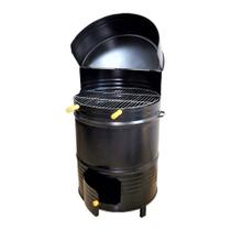 Churrasqueira Alta a Bafo 200L Aço Carbono com Grelha Ouro Minas Churrasqueira Alta a Bafo 200L Aço Carbono com Grelha Ouro Minas