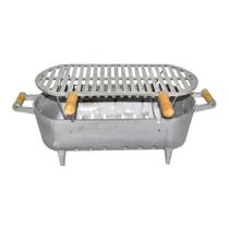 Churrasqueira Alumínio Fundido Grosso Sem Tampa E Suporte