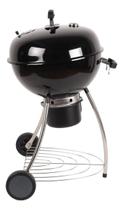 Churrasqueira Americana A Bafo Carvao E Rodas Black - Grill