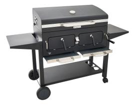 Churrasqueira Americana A Bafo Carvao Preta Premium - Grill