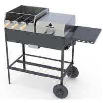 Churrasqueira Americana a Carvão Progás com Motores Rotativos Bivolt PRCA-340