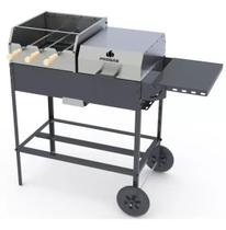 Churrasqueira Americana Com Grelha E Gira Grill Elétrico Progás Bivolt c/ 3 Espetos
