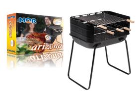 Churrasqueira Arizona Bacia Esmaltada com espetos - Mor 3026