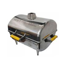 Churrasqueira Bafo Carvao Durafort Gold Premium em Alumínio Polida