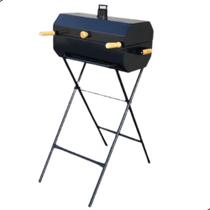 Churrasqueira Bafo Com Suporte Vulkania Grill Preto