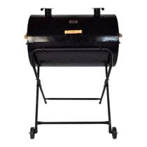 Churrasqueira Bafo Grill Inteira 100l Grelha,suporte E Rodas