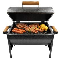 Churrasqueira Bafo Mini Portátil a Carvão Para Churrasco