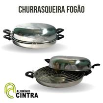 Churrasqueira boca de fogão grill churrasco - ALUMINIO CINTRA