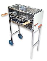 CHURRASQUEIRA CARRINHO INOX 60cm Modelo CSCI