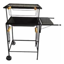 Churrasqueira Carvão Califórnia Rodinha Portátil + Grelha