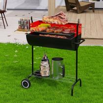 Churrasqueira Carvao Com Rodas Mr Beef 107x106x44 Cm