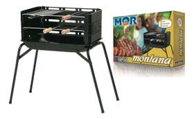 Churrasqueira Carvao Mor Montana Preto 64x35x54 Cm Churrasqueira Carvao Mor Montana Preto 64x35x54 Cm