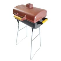 Churrasqueira Carvão Tipo Bafo em Alumínio DURAFORT modelo PEROLA Com PÉS