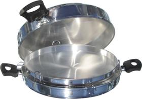 Churrasqueira Com Forma De Pizza Polida 800ml