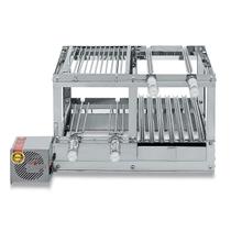 Churrasqueira CONJUGADA Inox Multifunções 60cm - 4 Espetos Giratórios + Grelha Parrilha Móvel + Grelha Uruguaia Móvel Churrasqueira CONJUGADA Inox Multifunções 60cm - 4 Espetos Giratórios + Grelha Parrilha Móvel + Grelha Uruguaia Móvel