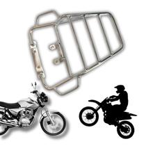 Churrasqueira Cromada moto Compatível 150 2004 a 2008 Suporte Motocicleta