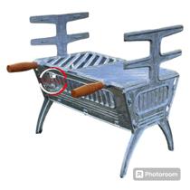 Churrasqueira de alumínio batido Grande desmontável+ ENVIO IMEDIATO/ Direto da fábrica