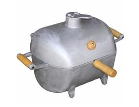Churrasqueira De Aluminio Fundido E Grelha A Bafo Pequena