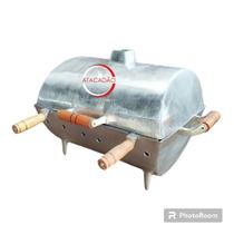 Churrasqueira de alumínio polido grande a bafo/ ENVIO IMEDIATO + direto da fábrica Churrasqueira de alumínio polido grande a bafo/ ENVIO IMEDIATO + direto da fábrica