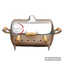 Churrasqueira de alumínio /tamanho p + linha PREMIUM