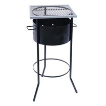 Churrasqueira de Carvão Premium em Aço Carbono - 85cm Altura Churrasqueira de Carvão Premium em Aço Carbono - 85cm Altura