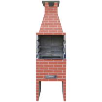 Churrasqueira de Concreto Pré-Moldada com 65cm Tijolinho Cerâmica - 1000057 - ATACADAO LAZER Churrasqueira de Concreto Pré-Moldada com 65cm Tijolinho Cerâmica - 1000057 - ATACADAO LAZER