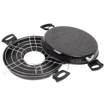 Churrasqueira De Fogão Antiaderente 25Cm Preto Nacional