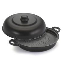 Churrasqueira de Fogão Sem fumaça 2 em 1 Assa Pizza e Grill - Nacional Churrasqueira de Fogão Sem fumaça 2 em 1 Assa Pizza e Grill - Nacional