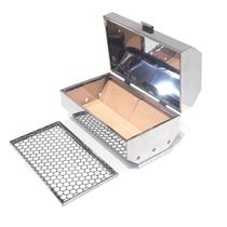 Churrasqueira de Inox 430 a Bafo de Mesa + Grelha Moeda Inox Churrasqueira de Inox 430 a Bafo de Mesa + Grelha Moeda Inox