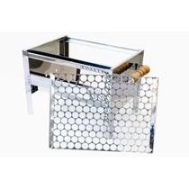 Churrasqueira De Inox Com Grelha 45X25.