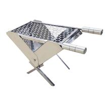 Churrasqueira de Inox Dobrável - Apto Pesca Camping Praia