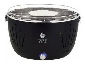 Churrasqueira De Mesa A Carvão Churrasco Table Grill Preta