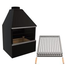 Churrasqueira De Parede E70 - P/10 Espetos com Grelha Argentina Churrasqueira De Parede E70 - P/10 Espetos com Grelha Argentina