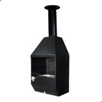 Churrasqueira de Parede Wall Vesuvio Vulkania Grelhas Grill Inox Porta Espetos e Abridor de Bebidas